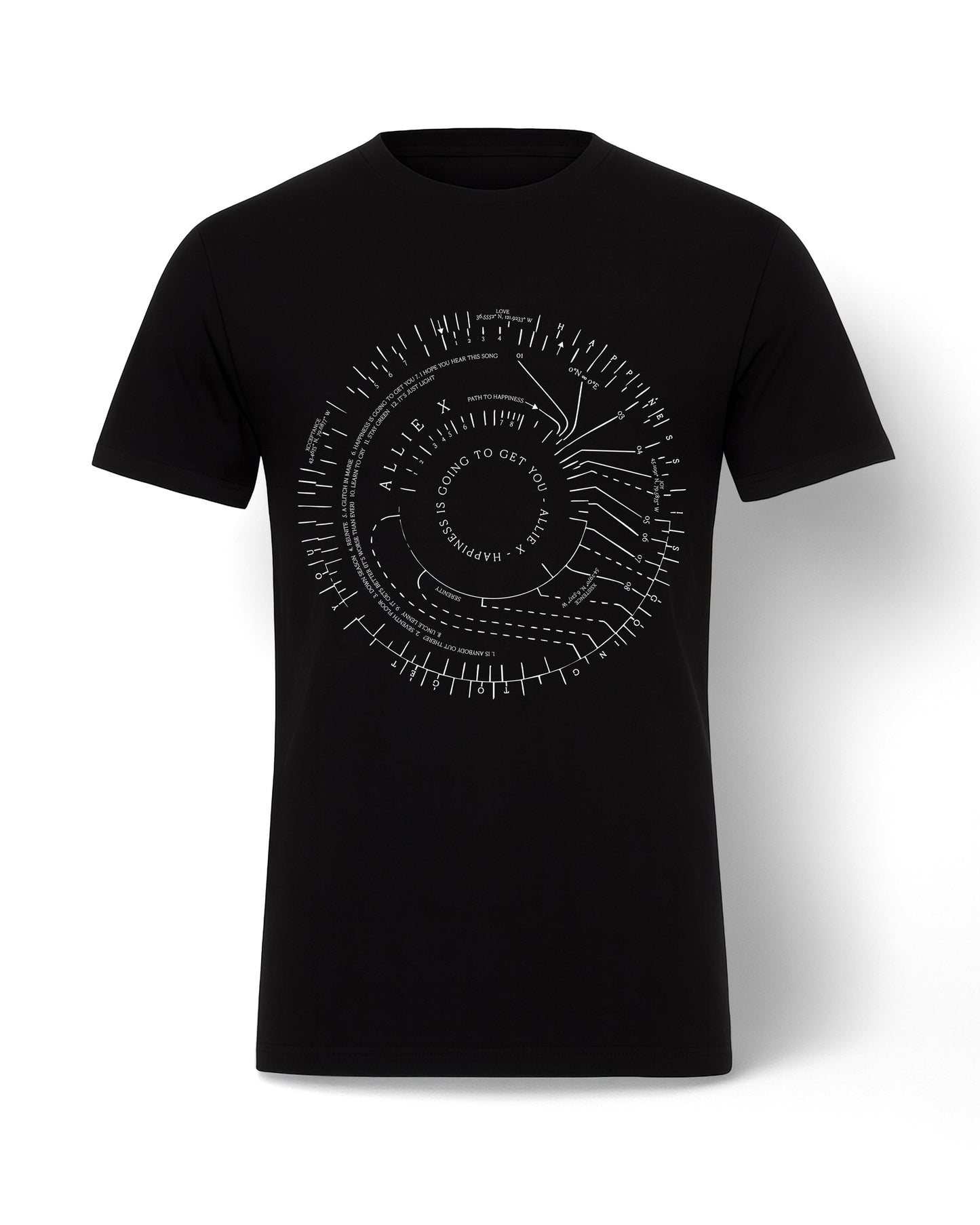 HIGGY - "Coordinates of Happiness" Tee